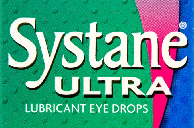 box label of Systane Ultra eye drops