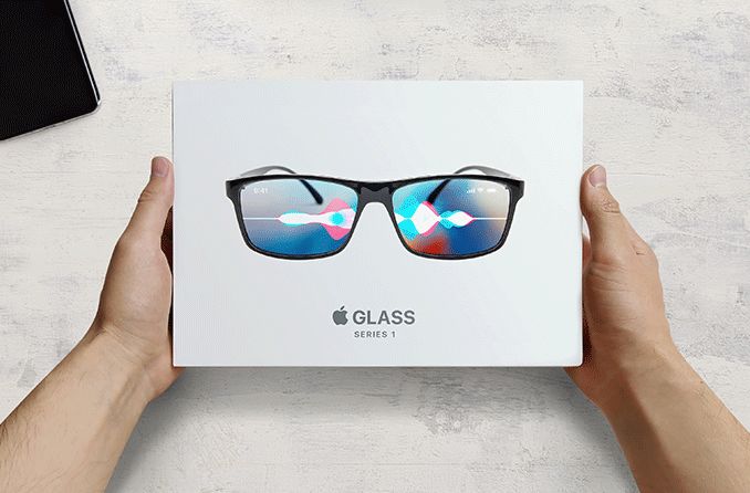 Retail box of Apple glasses (Apple Glass)