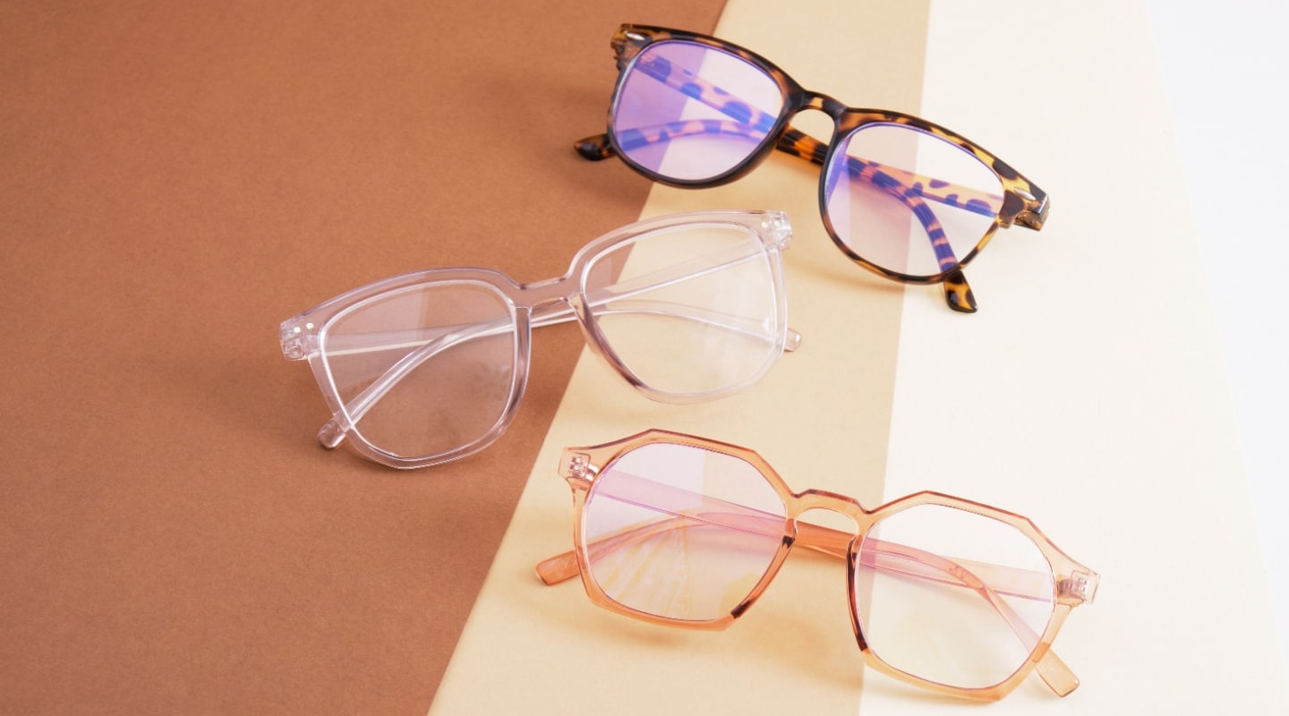 3 pairs of glasses