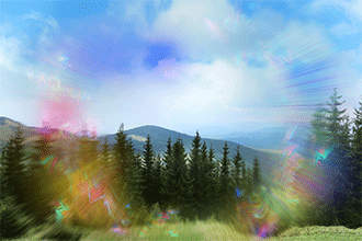 What causes temporary blindness or blind spots?