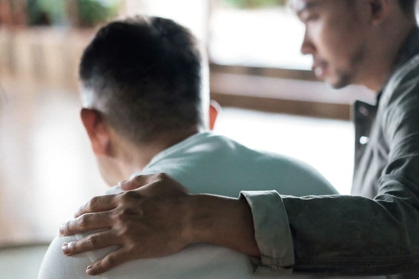 Vision loss and mental health: Learning to cope and overcome depressed man with vision loss experiencing mental health issues