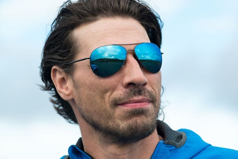 Colorblind glasses man wearing colorblind glasses