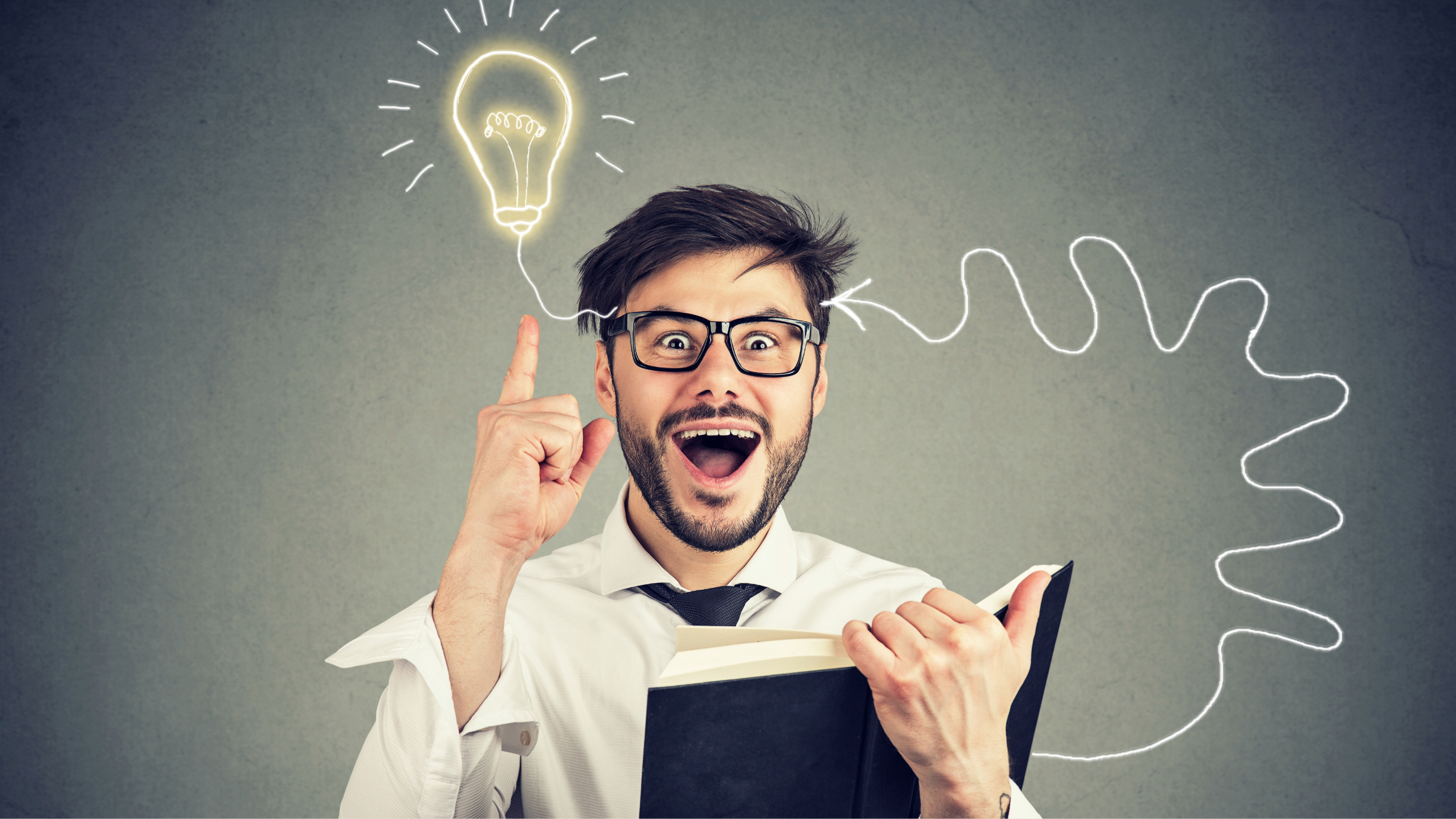 man with high iq wearing eyeglasses