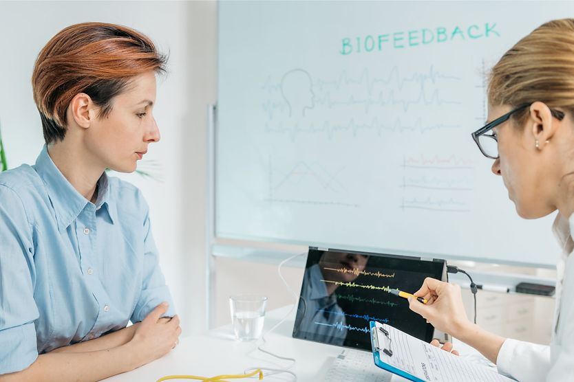 biofeedback consultation with eye doctor