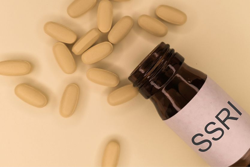 SSRI (Selective serotonin reuptake inhibitors) class of drugs medication used as antidepressants for major depresive disorder, anxiety disorders and other psychological conditions like panic attack.