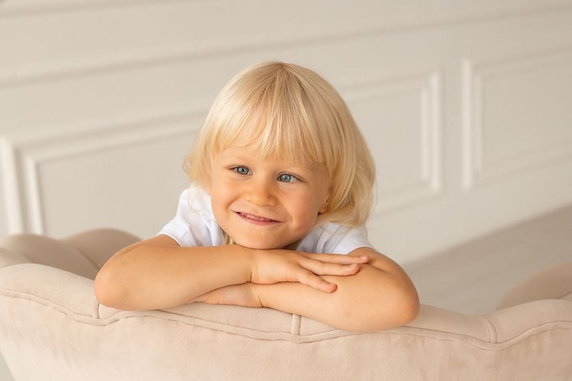 child with strabismus