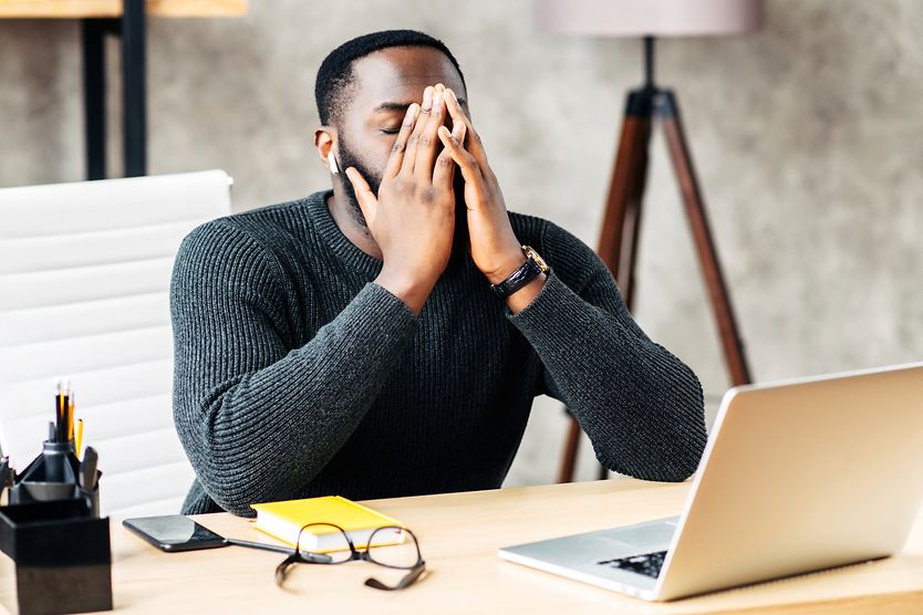 Is eye twitching a sign of MS? man with eye twitching possible symptoms of multiple sclerosis