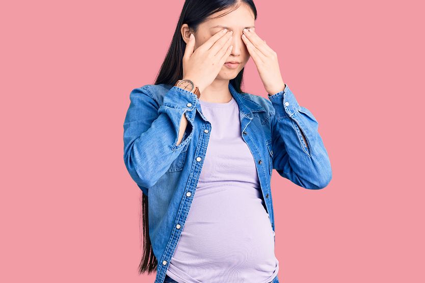 Eye twitching during pregnancy pregnant woman with eye twitching