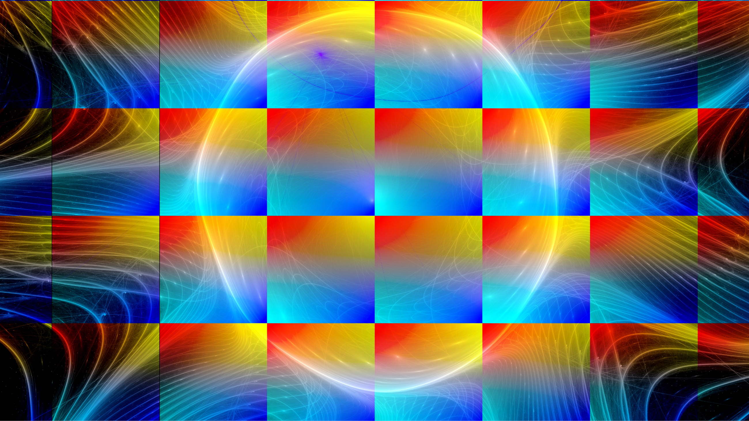 Color depiction of what a person with tetrachromatic vision might see