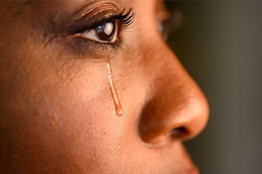 Is crying good for you? woman crying