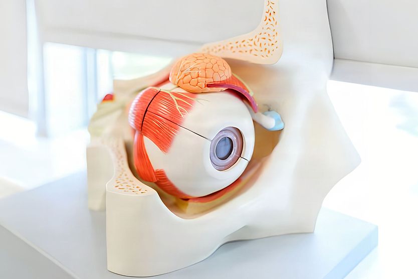 Eye Socket: The Bones That Protect Your Eyes anatomy model showing the eye socket (orbit) on a human skull
