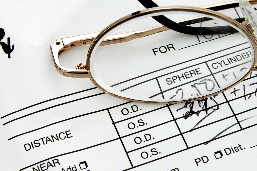 OD vs. OS: A guide to eye abbreviations eyeglass prescription pad containing boxes labeled O.D. and O.S.