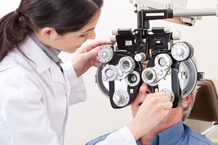 What to expect during a comprehensive eye exam patient during an eye exam