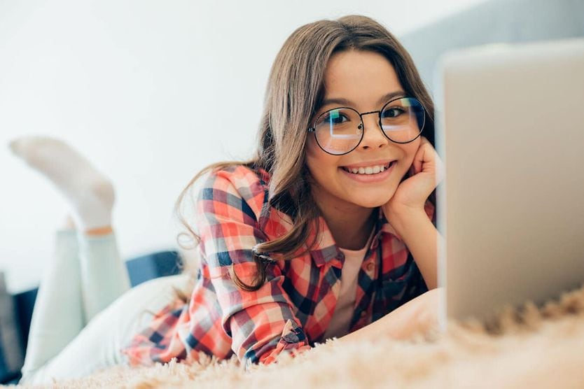 Are contact lenses a good choice for kids? girls playing soccer