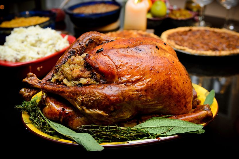 Eye safety tips for a Thanksgiving turkey deep-fry Thanksgiving turkey and sides