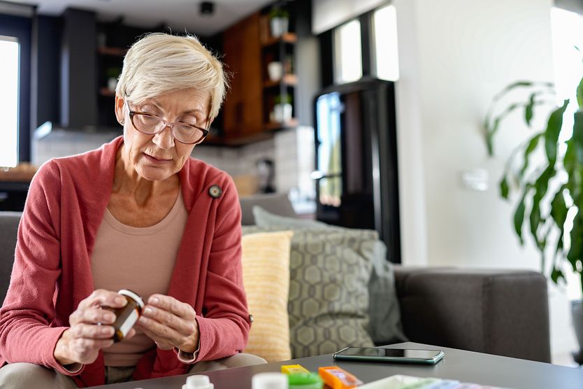 Vision problems? Check your medications woman checking medications