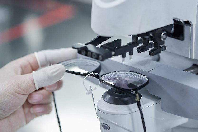 eyeglass production