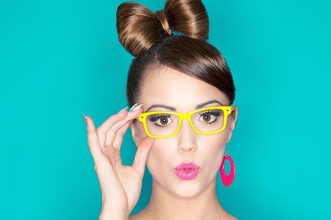 Glasses for heart-shaped faces