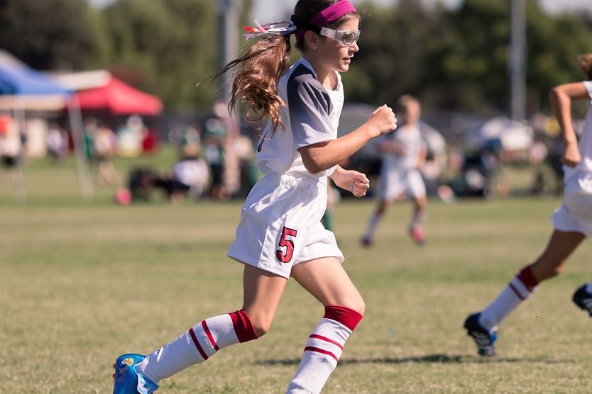 Gear up for Sports Eye Safety Month Graphic with the text Sports Eye Safety Awareness Month.