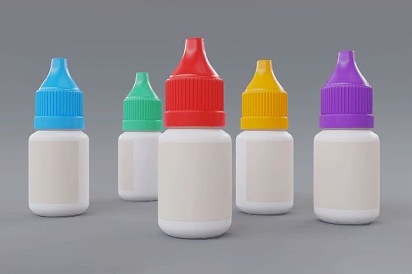 What different eye drop cap colors mean different colored eye drop bottle caps