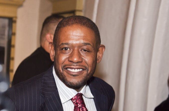 Forest Whitaker smiles for the camera at a film festival