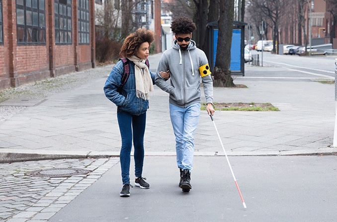 How to help someone who is visually impaired