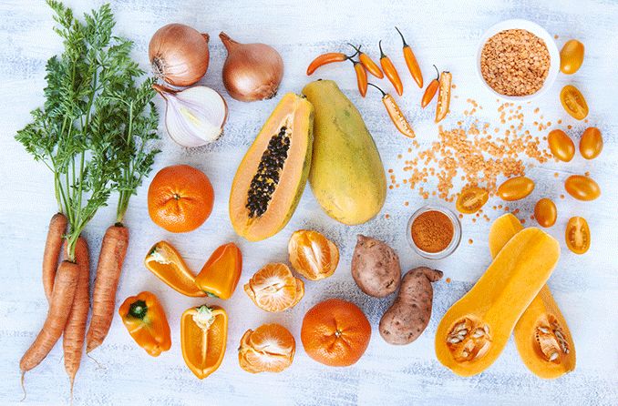 What is beta-carotene and how does it affect vision?