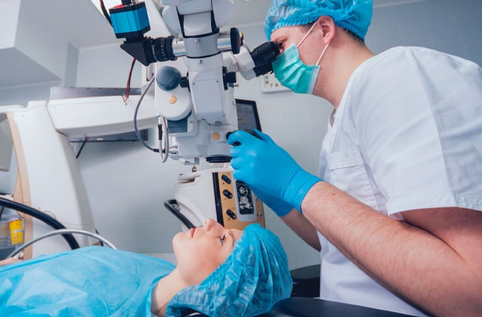 Laser cataract surgery