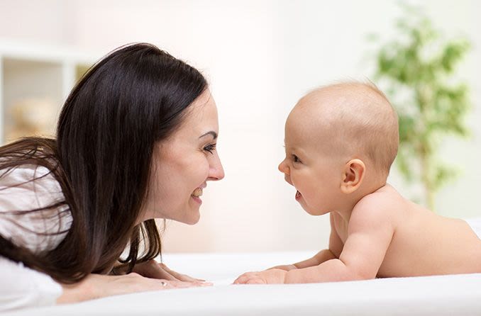 How important is eye contact to a child’s development?