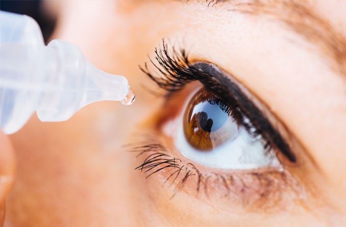 How to put in eye drops