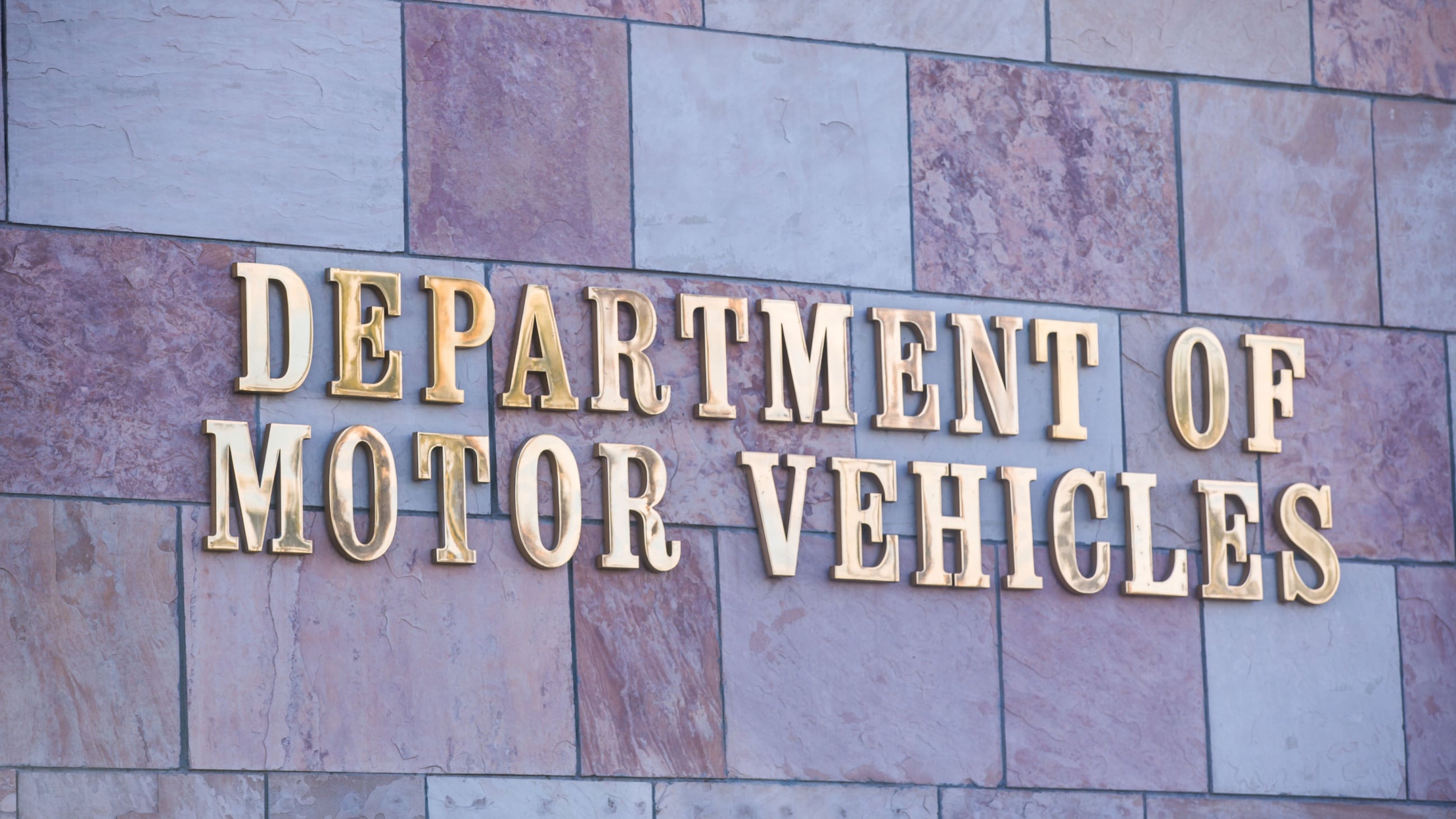 department of motor vehicles sign