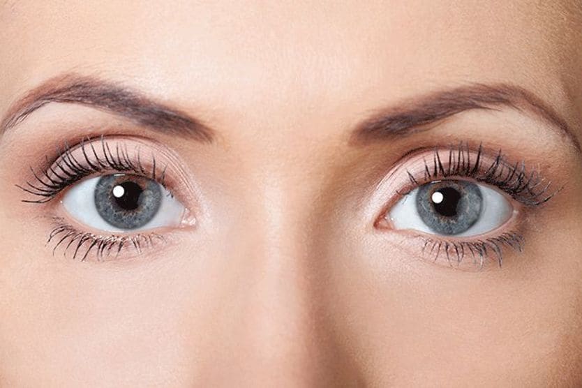 woman with gray eyes