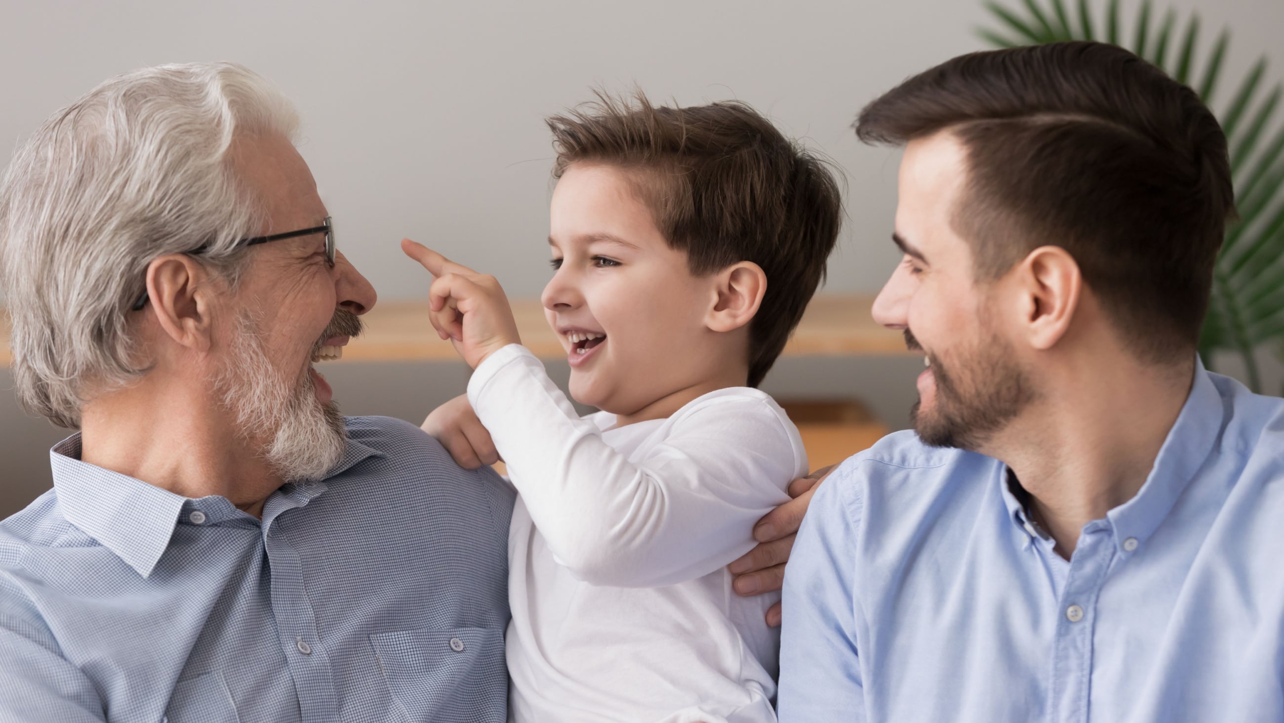 3 generations of males