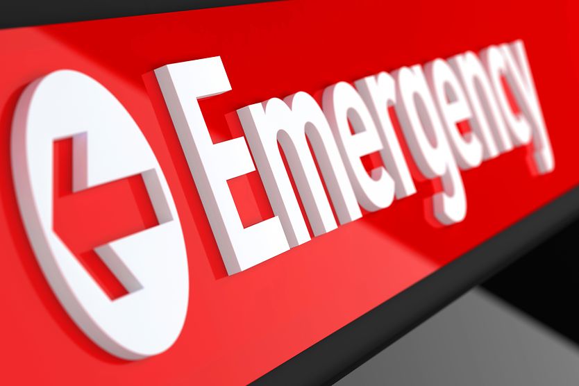 emergency room sign