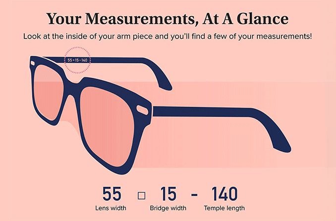 How do I measure my glasses?