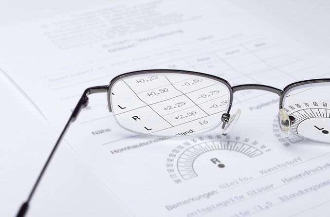 eyeglasses on top of glasses prescription form