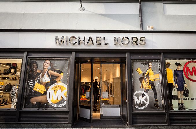 Michael Kors retail store window display