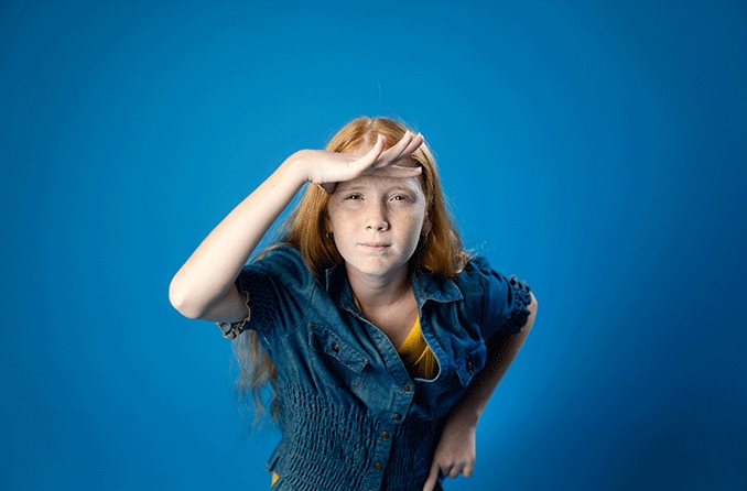 Warum blinzelt mein Kind?