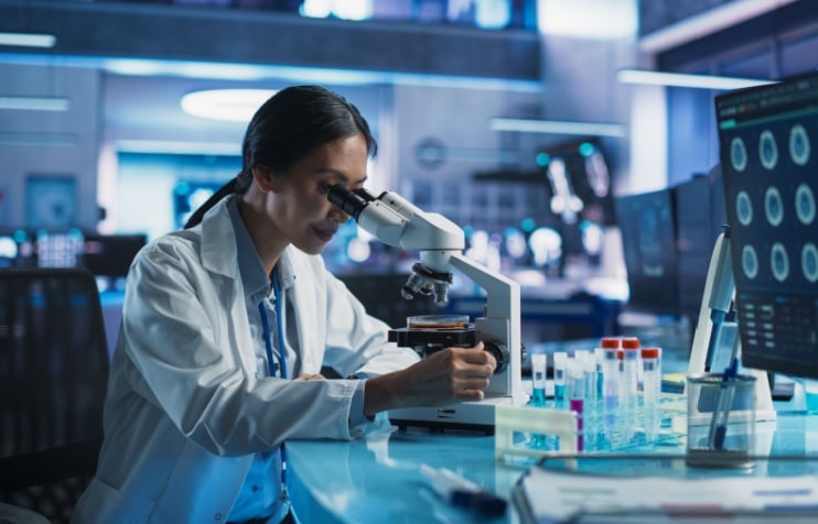 Scientist in Lab