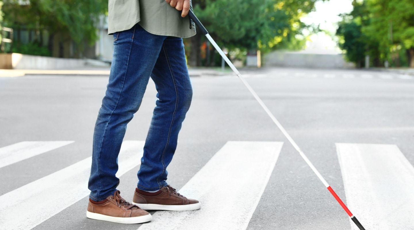 How white canes help and empower people with vision loss