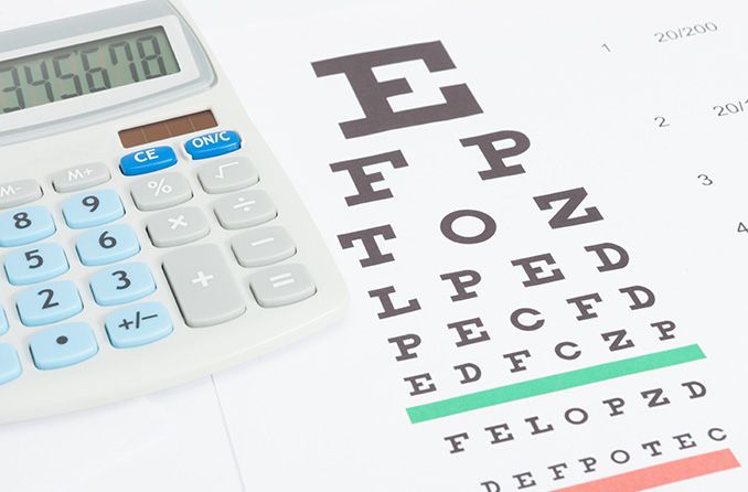 eye test with a calculator eye test with a calculator
