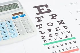 eye test with a calculator
