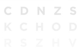 Contrast eye chart