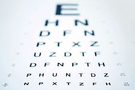 blurry eye chart