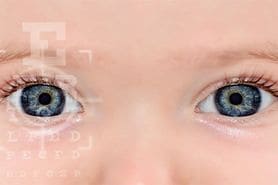 baby with blue eyes