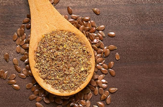 spoonful of ground flaxseed for good eye health spoonful of ground flaxseed for good eye health