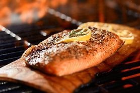 grilled salmon for good eye health