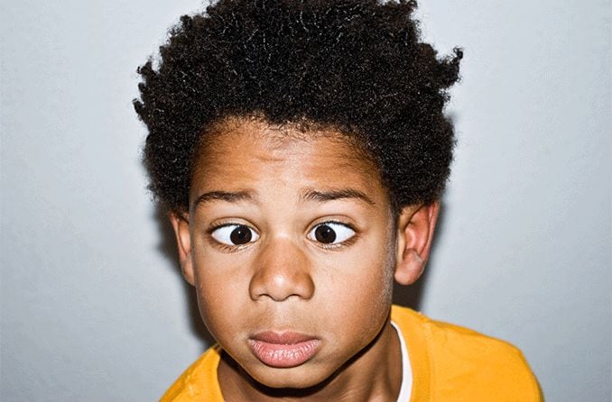 child with esophoria child with esophoria