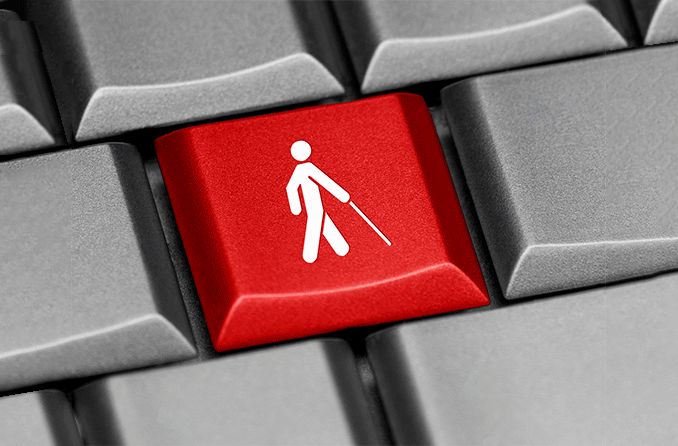 red blind icon on key of keyboard red blind icon on key of keyboard