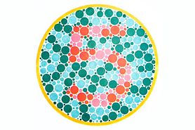 red-green color blind test